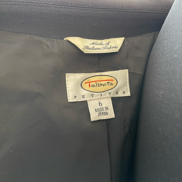 Talbots petites wool grey blazer size 6 - Picture 9 of 10